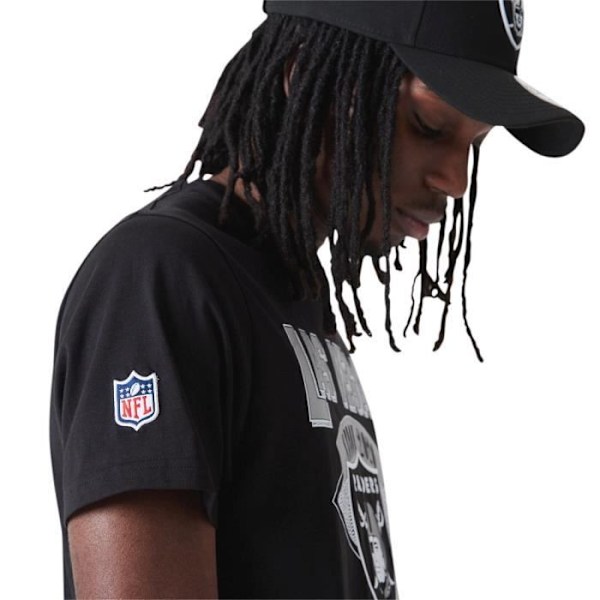 Paita - NEW ERA - WORDMARK Las Vegas Raiders - Lyhythihainen - Mies - Musta Svart jag