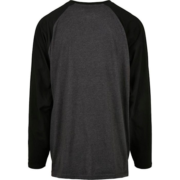 Urban Classics kontrastin pitkähihainen T-paita (isot koot) mörkblå XXXL