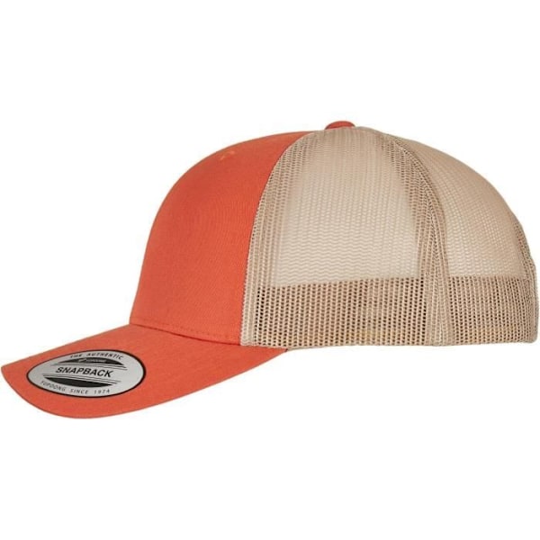 Flexfit RETRO Trucker 2-tone Snapback Kasket Orange / khaki
