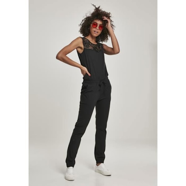 Damset - Urban Classic block - Svart - Fitness Svart S