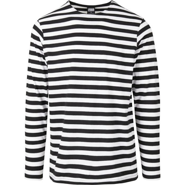 Pitkähihaiset T-paita miehet Urban Classics Regular Stripe - Valkoinen - 100% puuvilla Vit XL