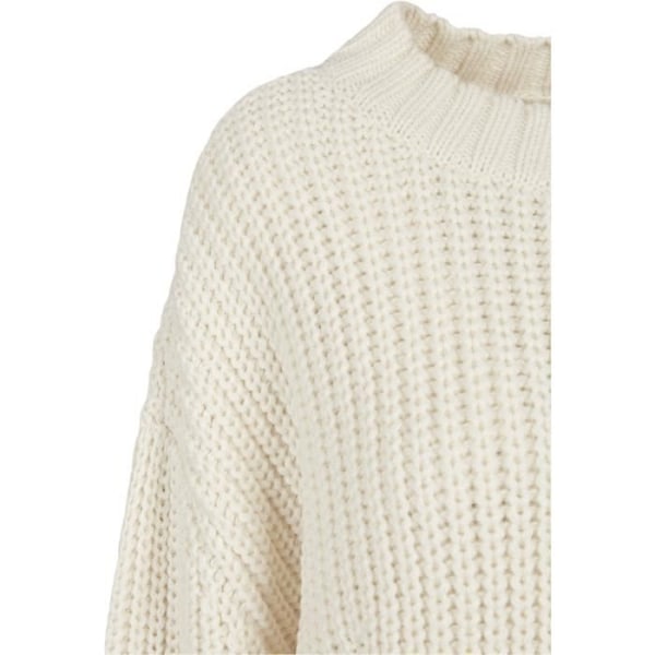 Sweatshirt - Urban Classics - Wide Oversize - Hvid - Høj hals - Lange ærmer Vit XXXXXL