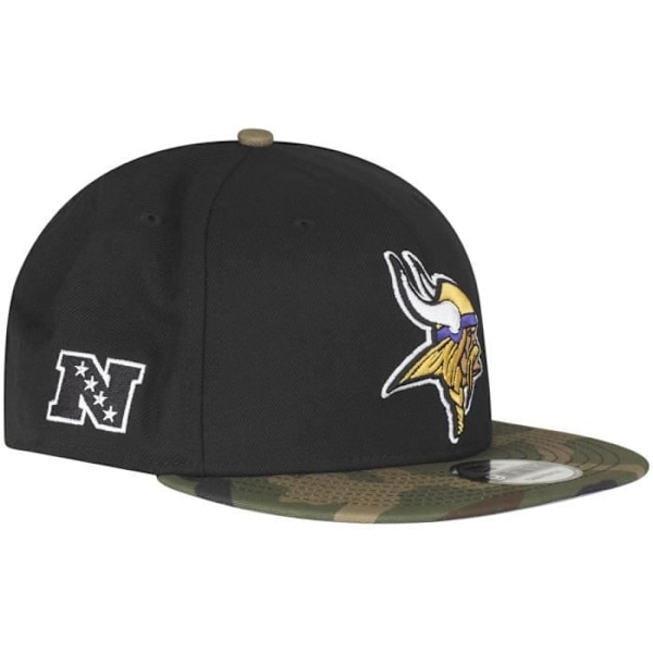 Casquette 9FIFTY - New Era - Minnesota Vikings - Svart camo - En storlek - Höst/Vinter svart kamouflage