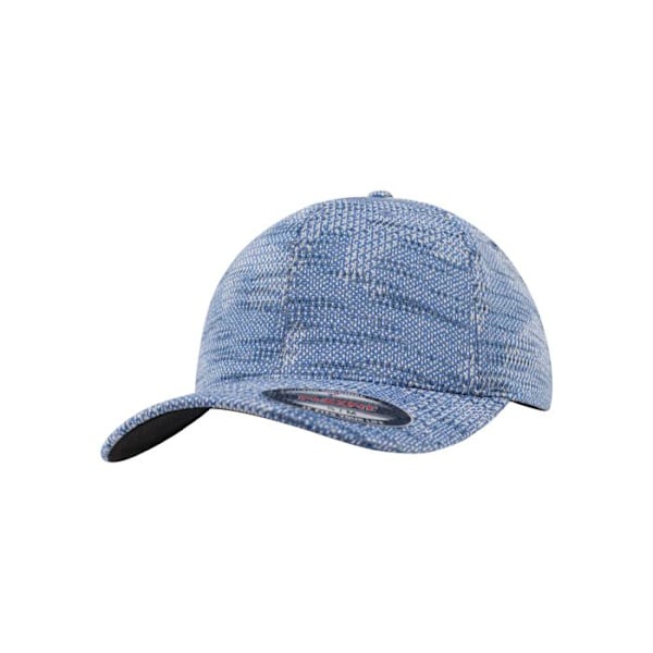 Casquette - Flexfit - Jasquard Strik - Blå - Strikket stof - Perfekt pasform Blå S / M