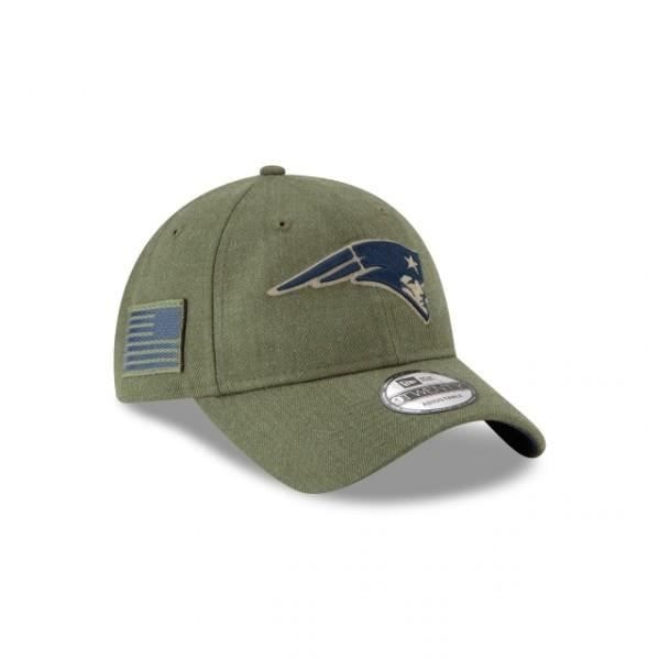 NFL-lippis - New Era - New England Patriots - 9Twenty - Salute To Service - Vihreä grön