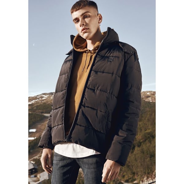 Parka - Urban Classic - Hætte - Sort - Unisex - Multisport svart XXL