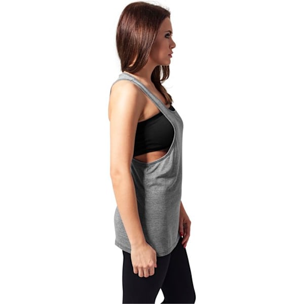Damebluse - Urban Classics - LOOSE - Mørkegrå - 65% Polyester - 35% Bomuld - XS