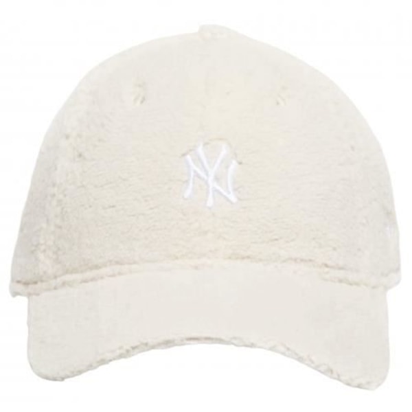 Naisten Lippis - NEW ERA - Mohair - Yankees Kirjonta - Valkoinen/Musta Svart