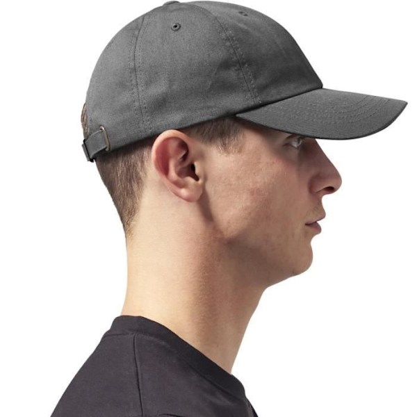 Isä-capu - Flexfit - LOW PROFILE - Tummanharmaa - 100% puuvilla - Yksi koko mørkegrå