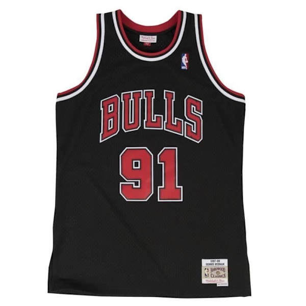 Swingman Mesh Jersey Chicago Bulls 1997-98 Dennis Rodman Svart S