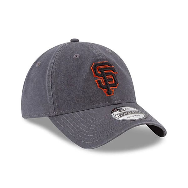 Basebollkeps - New Era - Giants MLB Core Classic 2 0 - Grå grafit - Unisex - Sommar grafitgrå Unik storlek