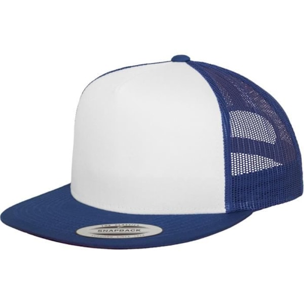 Trucker-lippis - Flexfit - 5-paneeli - Kuningas / Valkoinen - Yksi koko - Rentompi