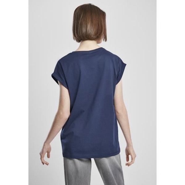 Naisten T-paita - Urban Classics - Laajennetut olkaimet - 100% Puuvilla - Lyhyet hihat - Loose-malli Mörkblå S