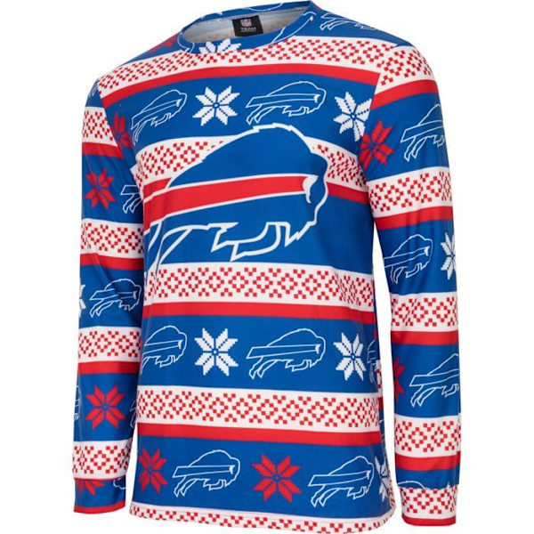 NFL-hold Vinter JULE Pyjamas Sæt skjorte og bukser Buffalo Bills S