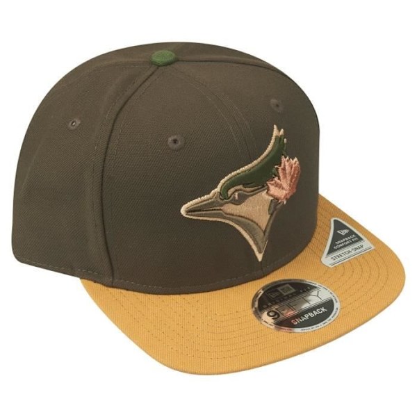 Snapback Caps Original-Fit - NEW ERA - Toronto Blue Jays - Farve valnød - 100% Polyester - Mand valnöt