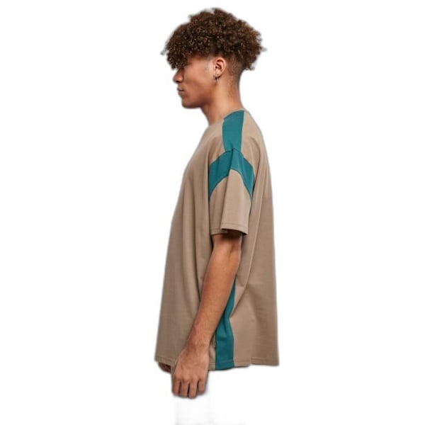 T-paita Urban Classics Active - khaki/ammiriini - M Kaki/ankblå M