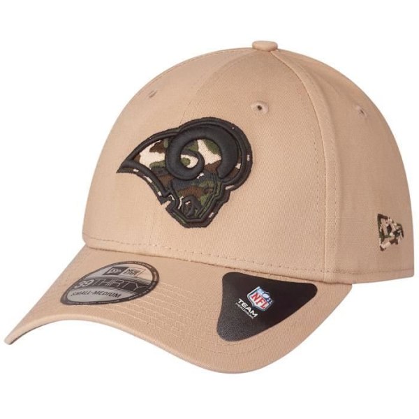Casquette 39THIRTY - New Era - NFL LAG - Beige - Kamouflage Trä - Stretch Fit Los Angeles Rams S / M