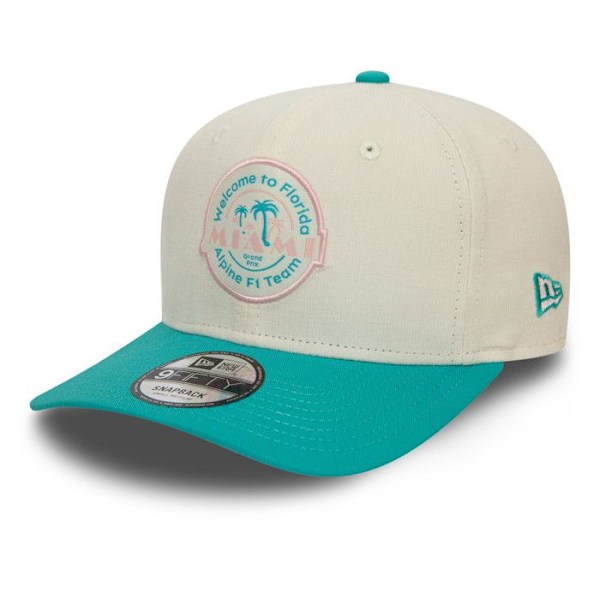 Keps - New Era - Alpine F1 - Special Edition Miami GP - Vit - Grön - Bomull Vitt, grönt M/L