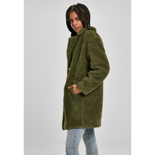 Parka dame - Urban Classic - Oversized - Olivengrøn - Urban stil - Sherpa oliv XS