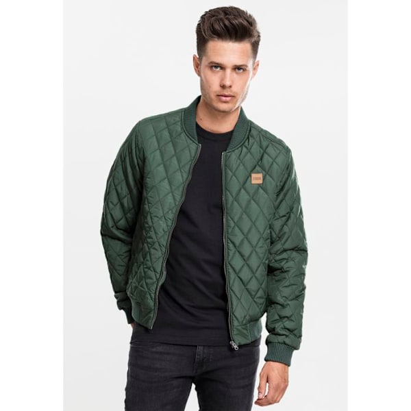 Parka - Urban Classics - Marineblå bomber - 100% polyester - Puf-effekt - Optimal pasform oliv jag