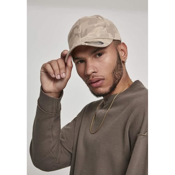Chapeau Flexfit Light Camo Mixte - Mørk Beige - L-XL - Åndbar Mørk Beige