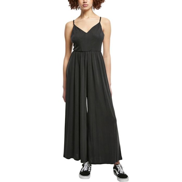 Urban Classics Damer - MODAL Spaghetti Jumpsuit Svart XXL
