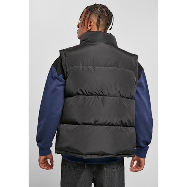 Jakke - Urban Classics - Block Puffer - Sort - Polstring - Høj krave svart/svart S