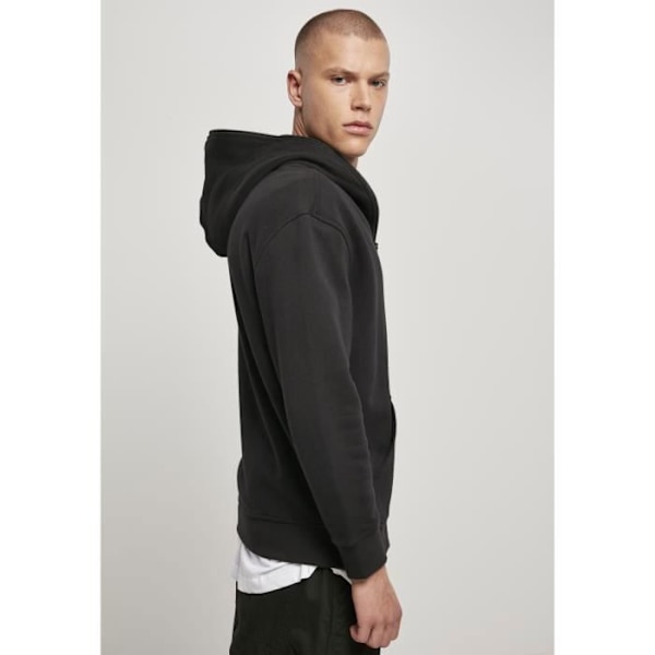 Urban Classics orgaaninen täysipitkä huppari - musta - XL sort L