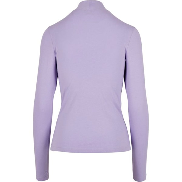 Urban Classics långärmad t-shirt med turtleneck för kvinnor lavendelfärgad XS