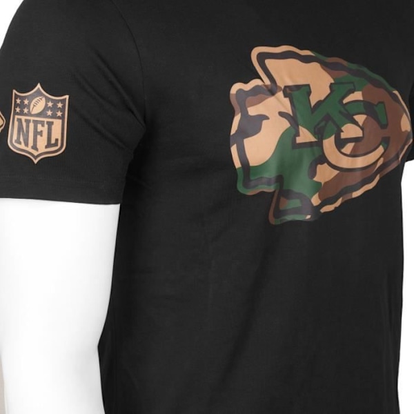 New Era Fotboll Supportertröja - NFL Lag noir / wood camo Kansas City Chiefs XL