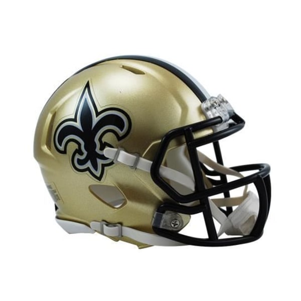 New Orleans Saints Riddell Mini Speed Helm Svart