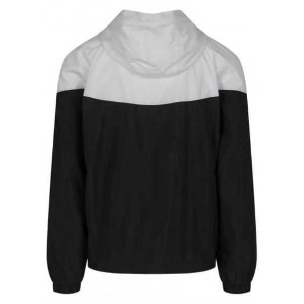 Zipperet tofarvet vindtæt jakke - URBAN CLASSICS - Sort - Mand - Moderne - Praktisk sort M