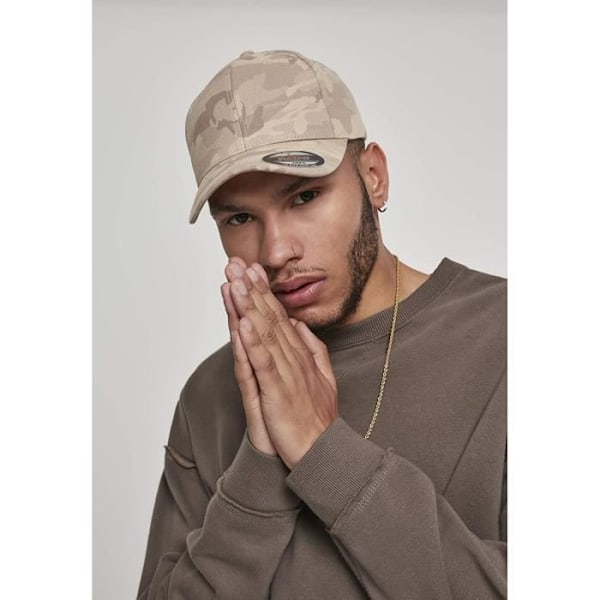 Chapeau Flexfit Light Camo Mixte - Mørk Beige - L-XL - Åndbar