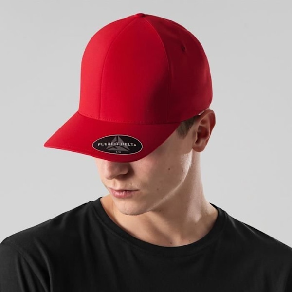 Flexfit DELTA Stretchable Cap - Röd - Herr - Flexfit Röd L/XL