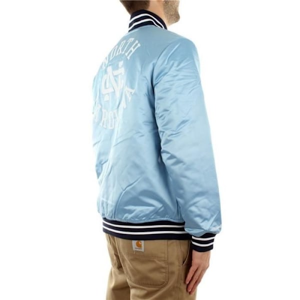HERRJACKA MITCHELL & NESS HEAVYWEIGHT JACKA UNIVERSITY OF NORTH CAROLINA Blå jag