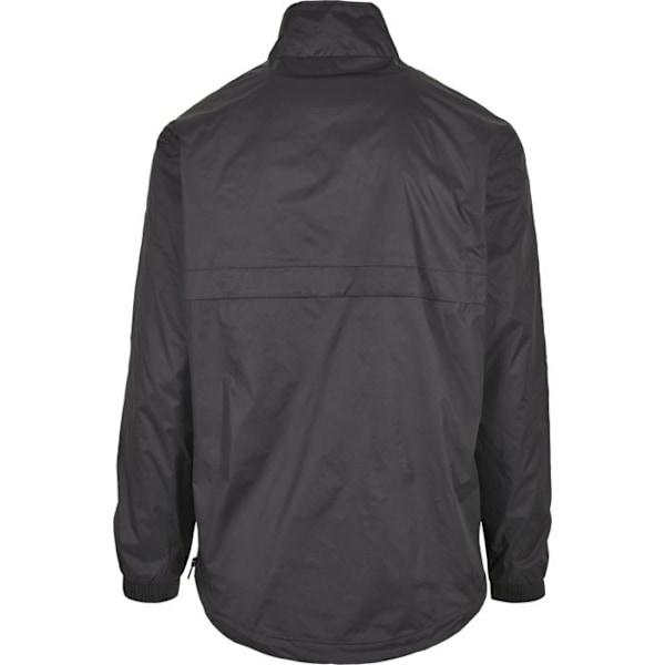Veste Urban Classics stand up collar pull over svart jag