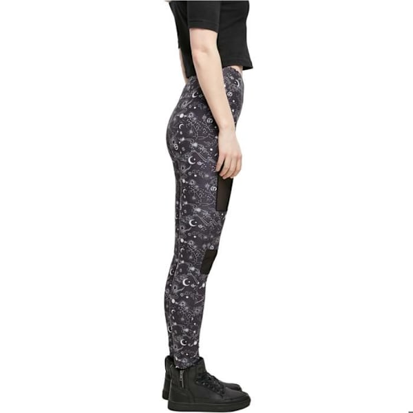 Naislegginsit - Urban Classics - Tech Mesh AOP - Kuvioitu printti - Verkkomateriaalin yksityiskohdat - Mukautuva mukavuus svart XXXXL