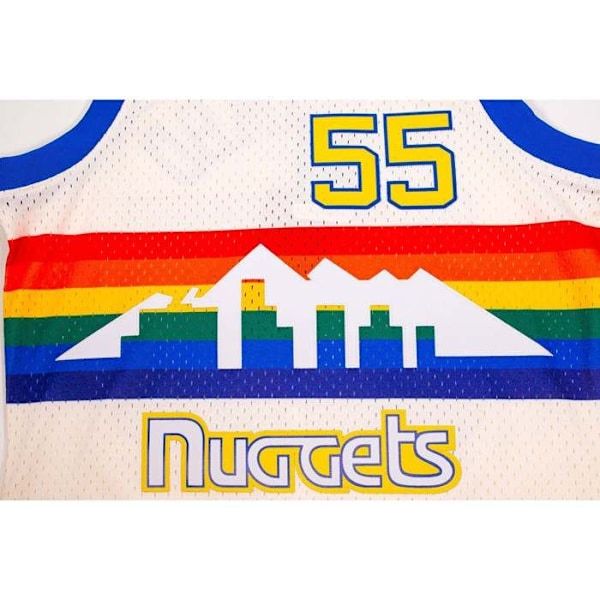 Baskettröja - Denver Nuggets - Dikembe Mutombo - 1991 - Herr - Andningsbar off-white M