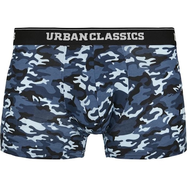 Miehet Boxerit - URBAN CLASSICS - 3 Kpl - Musta/Maskuliininen - 95% Puuvilla - 5% Elastaani Noir/camouflage L