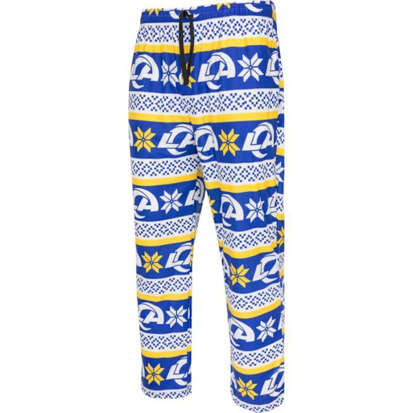 NFL-hold Vinter JULE Pyjamas Sæt skjorte og bukser Los Angeles Rams M