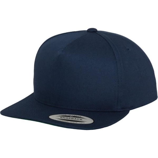 Snapback-lippis 5-paneelia - Flexfit - Laivastonsininen - 100% Puuvillaa - Unisex - Yksi koko flåde