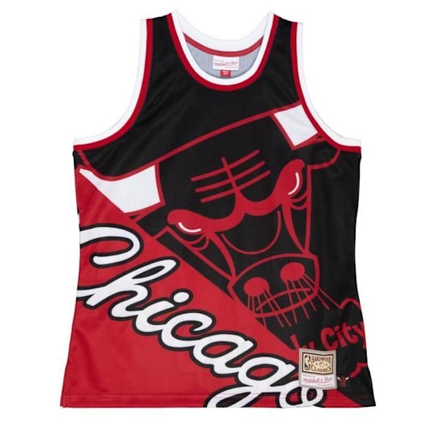 Basketbolltopp M&N Big Face 5.0 Chicago Bulls - Herr - Ärmös - Flerfärgad - Vit - Andas Flerfärgad XL