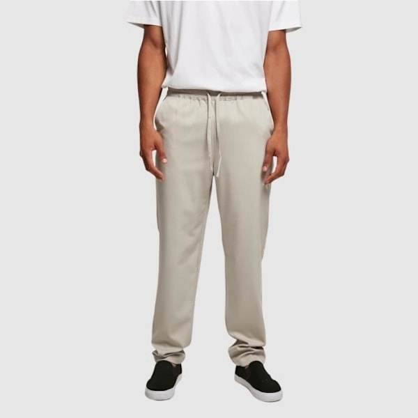 Urban Classics Tapered - Harmaat - XXL - Normaalileikkaus - Sivutaskut ja takataskut Ljusgrått XXL