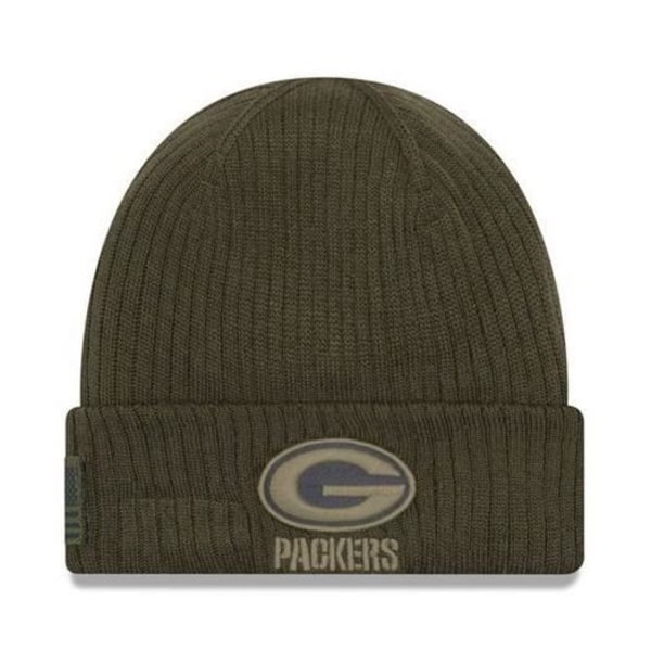 Pipo - Green Bay Packers - PALVEE PALVELULLE - Tupla fleece - Yksi koko - Talvi Oliv
