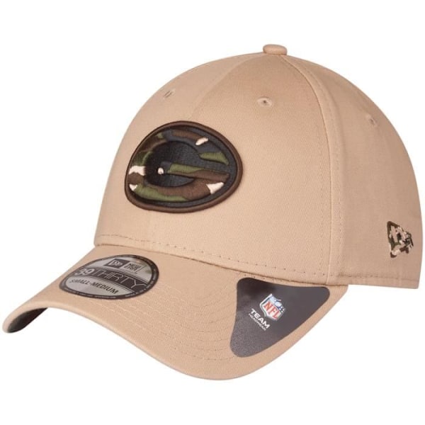 Casquette 39THIRTY - New Era - NFL LAG - Beige - Kamouflage Trä - Stretch Fit Grönbays packers S / M