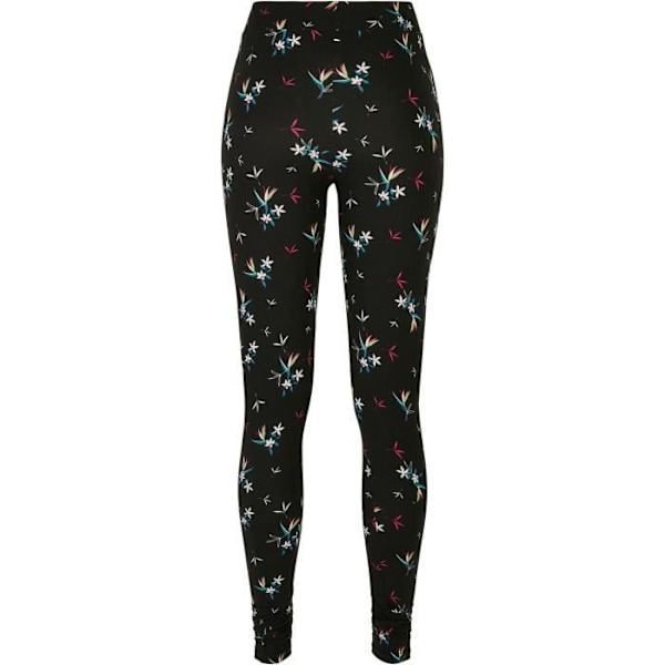 Naisten leggingit Urban Classics Soft AOP - musta/valkoinen/vaaleanpunainen/sininen - L Sort/hvid/lyserød/blå S