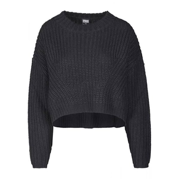 Sweat court crewneck oversize Grå XS