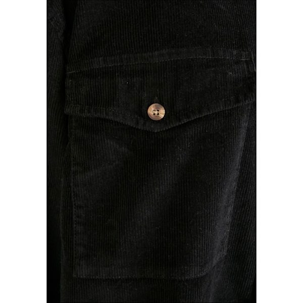 Surchemise - Urban Classics - Lång - Kord - 100% bomull - Loose fit dam svart S