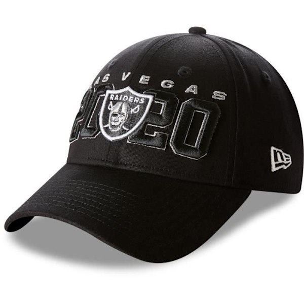 Casquette New Era 9FORTY Stretch - 2020 DRAFT Las Vegas Raiders - Svart - Herr - Sportkläder Svart