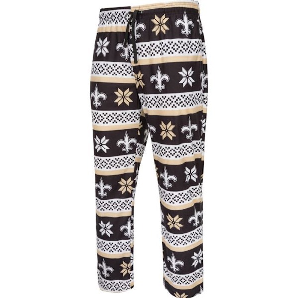 NFL-hold Vinter JULE Pyjamas Sæt skjorte og bukser New Orleans Saints jag